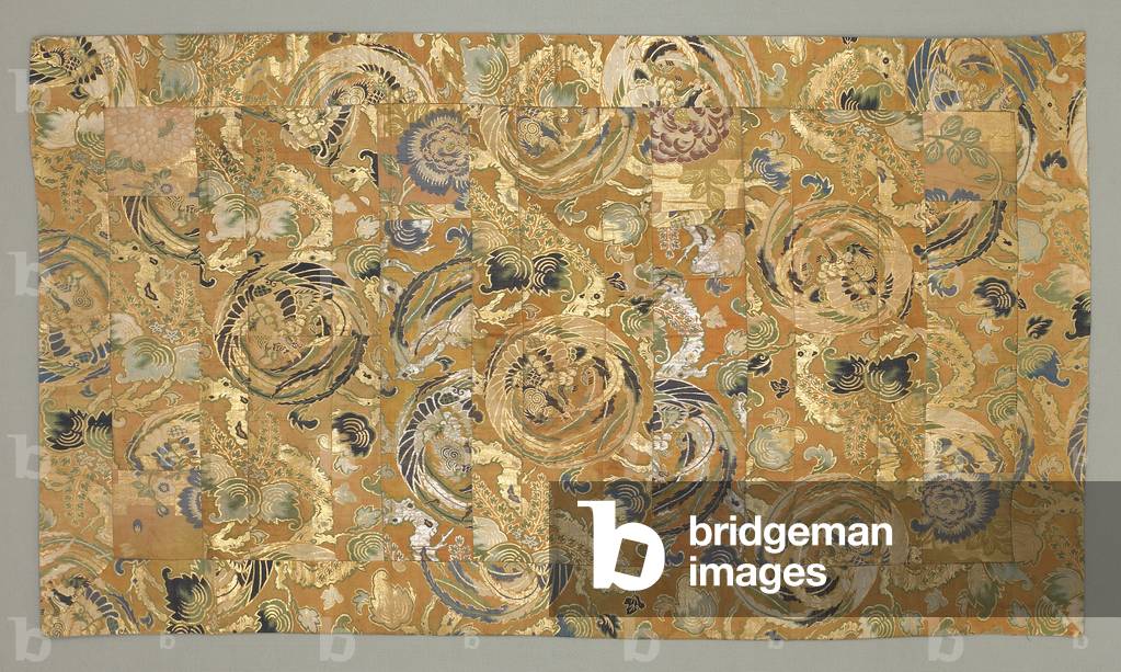 Kesa, 18th-19th century (Silk cloth and gilded paper)