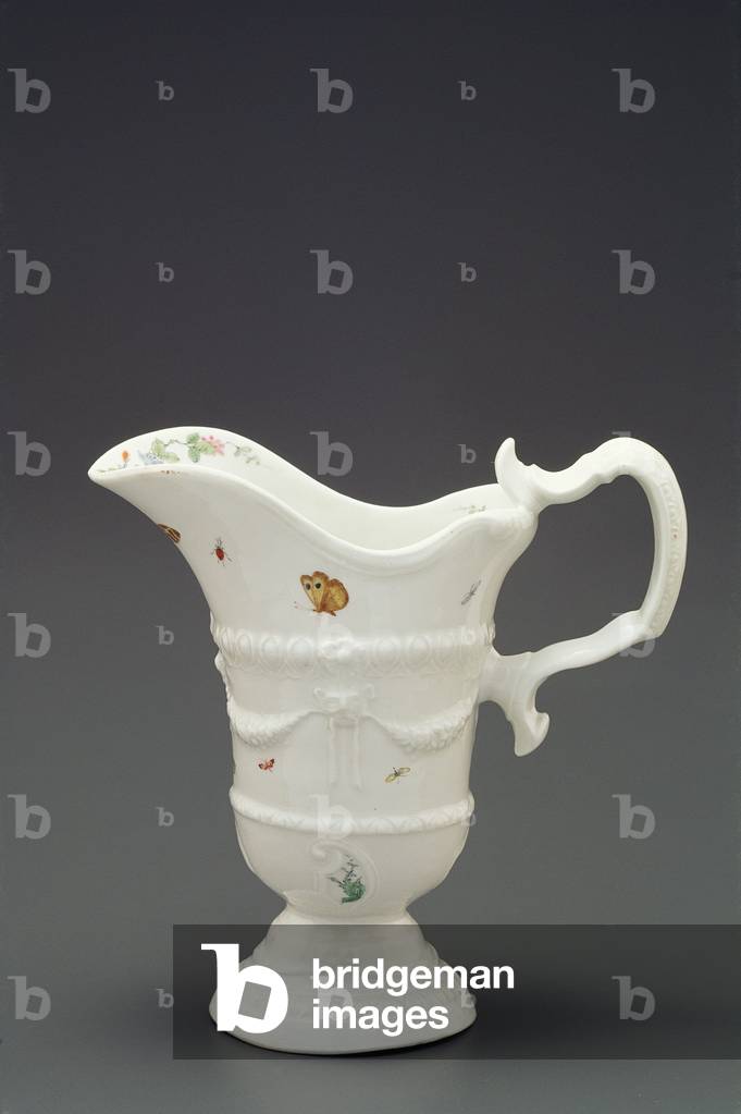 Helmet jug, c.1752 (Soft paste porcelain)