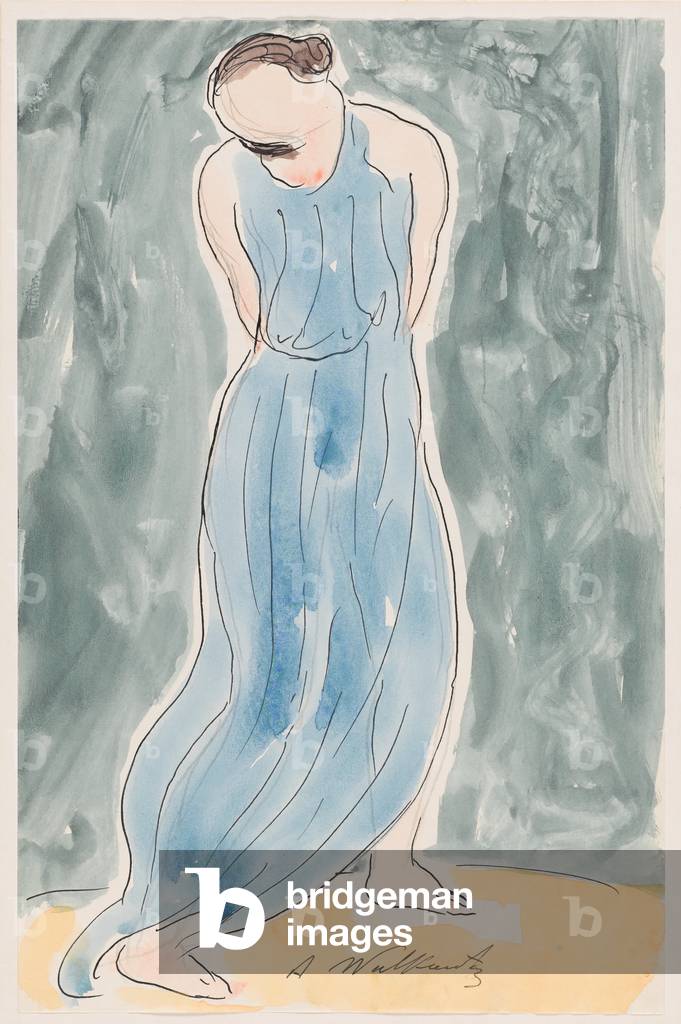 Untitled, 20th century (w/c and ink)