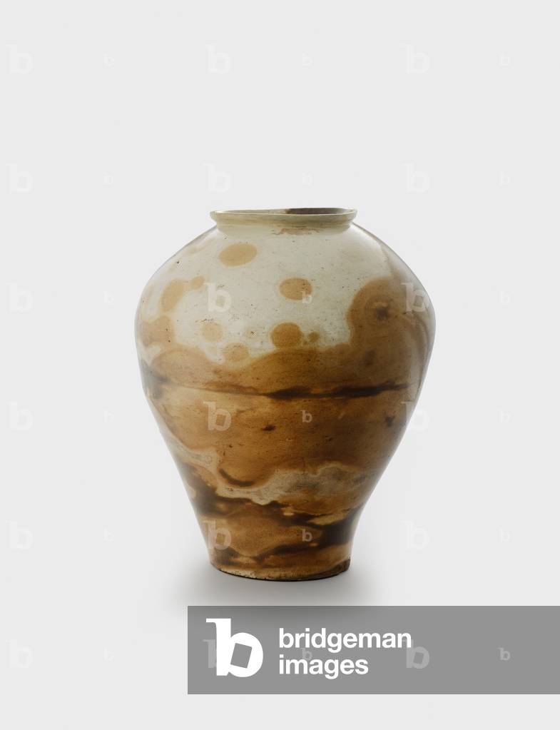 Storage jar, 18th century (Porcelain with accidental stain)