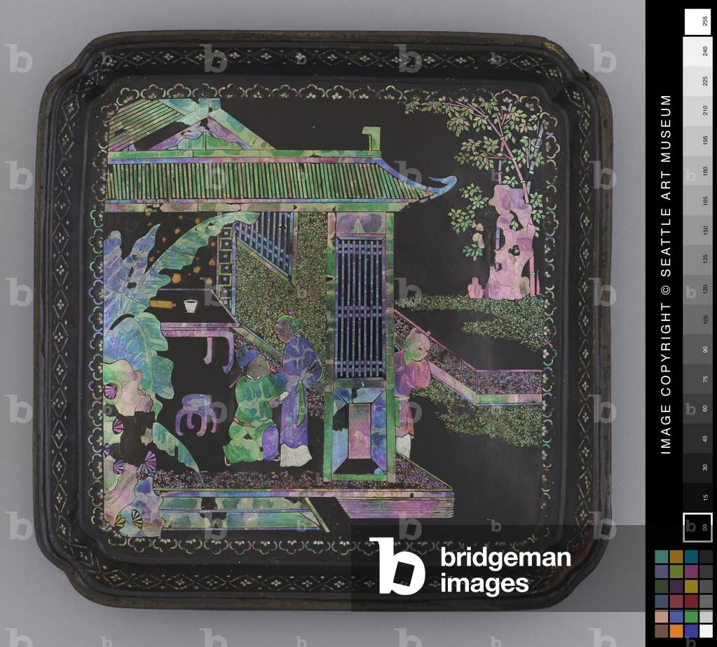 Small plate, late 18th century (Lacquer)