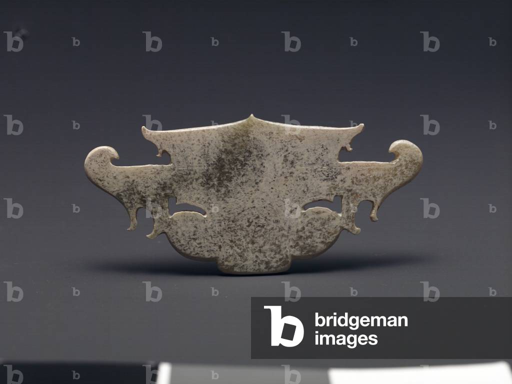 Mask, c.2000-1600 B.C. (nephrite)