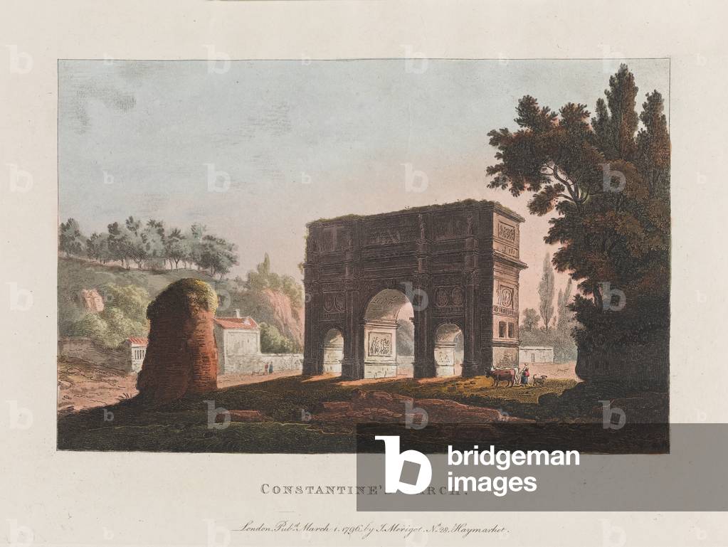 Constantine's Arch, 1796 (aquatint)