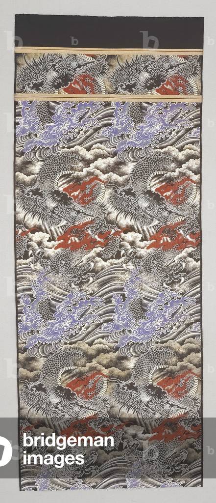 Obi fragment, 1918-1924 (Silk cloth)