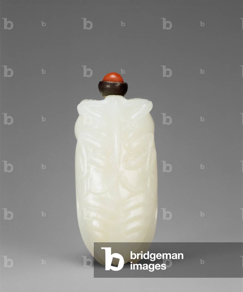Snuff Bottle, 1780-1850 (nephrite)