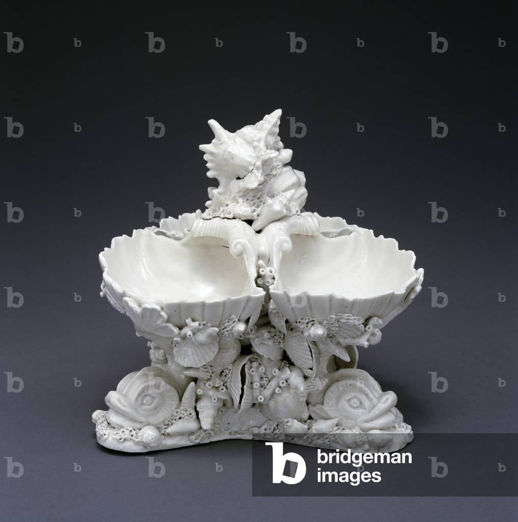 Triple shell dish, ca.1770 (Hard paste porcelain)