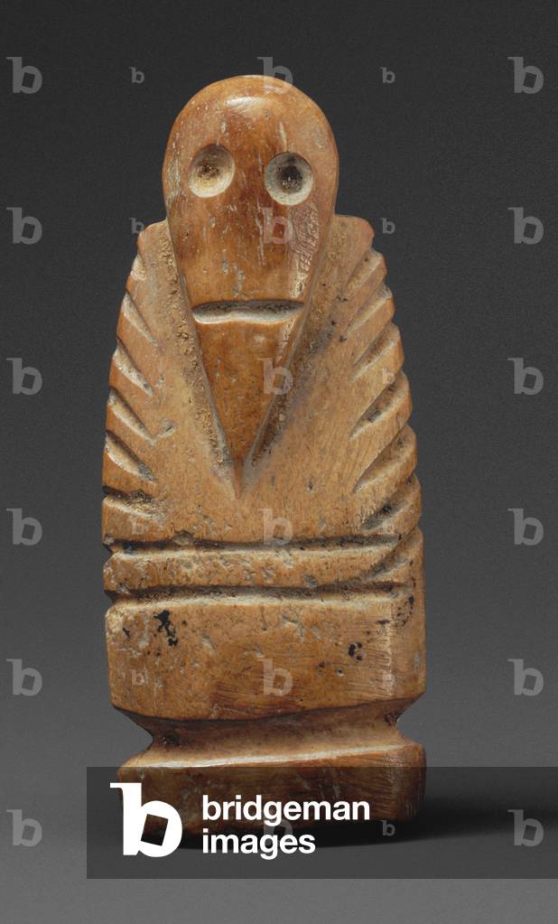 Amulet in shape of a human figure, ca.
5000-2920 B.C. (Bone)