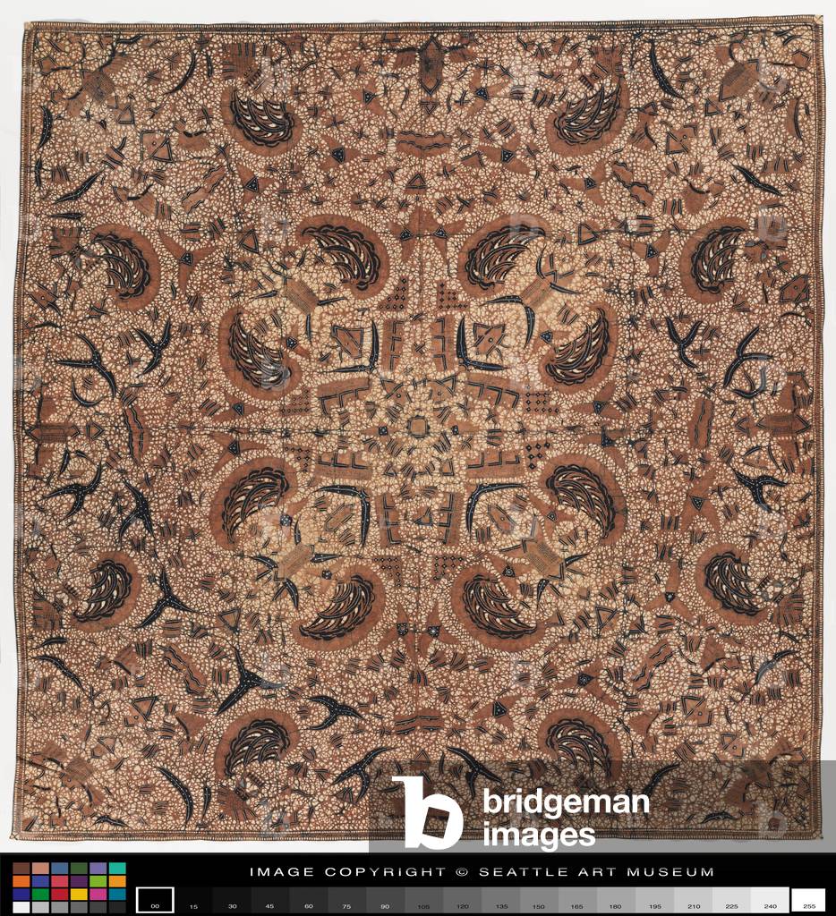 Head cloth (Iket kepala), 19th century (Cloth, wax resist (batik), natural dyes)