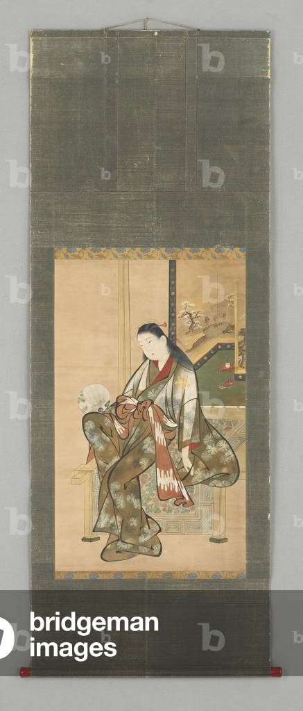 Seated Lady with Fan