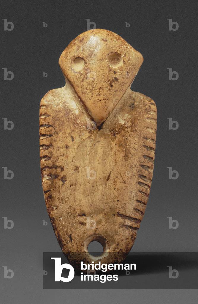 Pendant in shape of Human Figure, prior to
3100 BC (Bone)