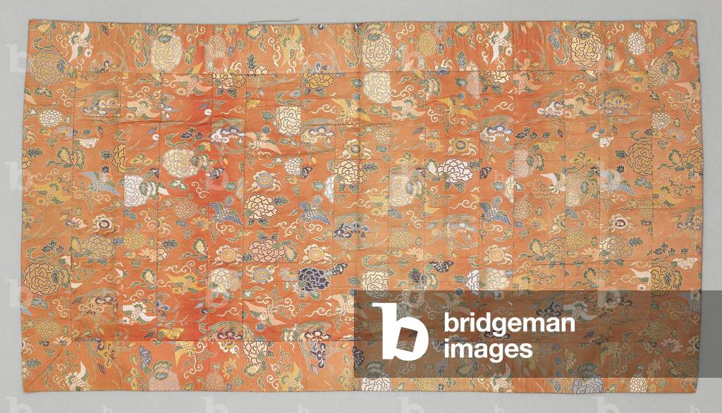 Seven-column kesa, late 18th century (Silk with gold brocade)