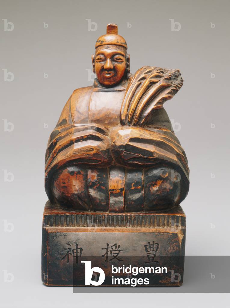 Harvest God, 19th century (Keyaki wood)