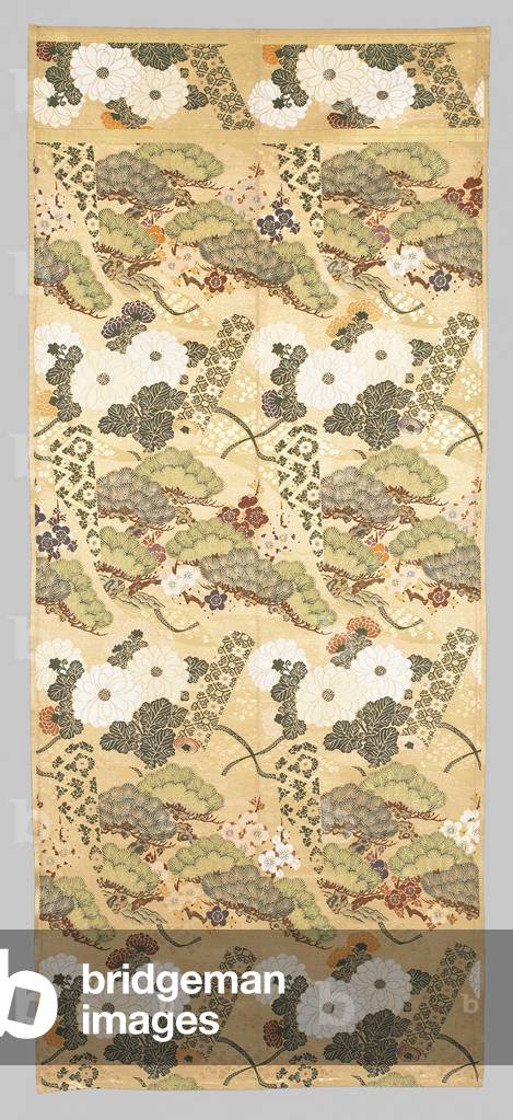 Obi fragment, early 20th century (Silk cloth)