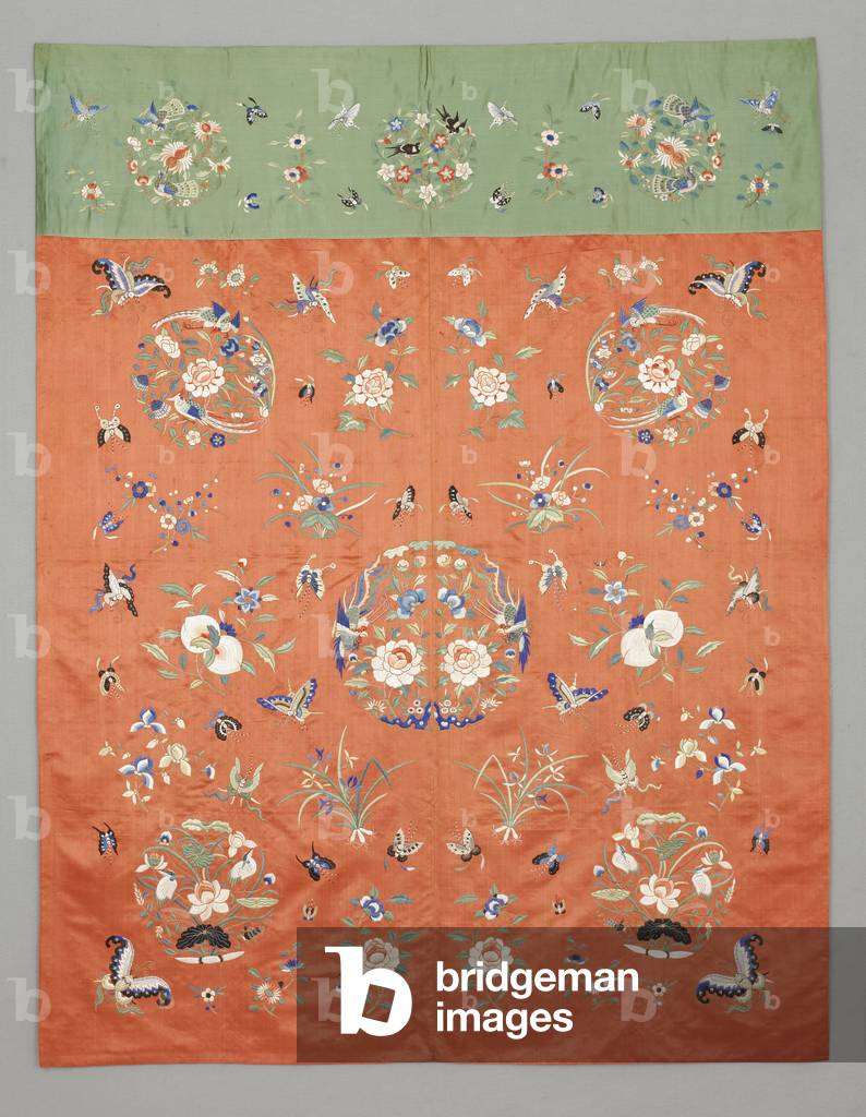 Hanging, 18th - 19th century (Silk cloth)