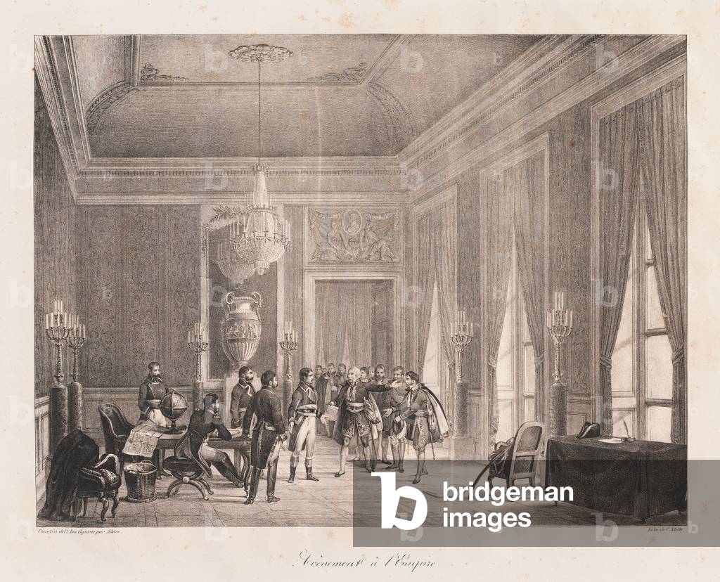 Beginning of the Empire, early 19th century (litho)