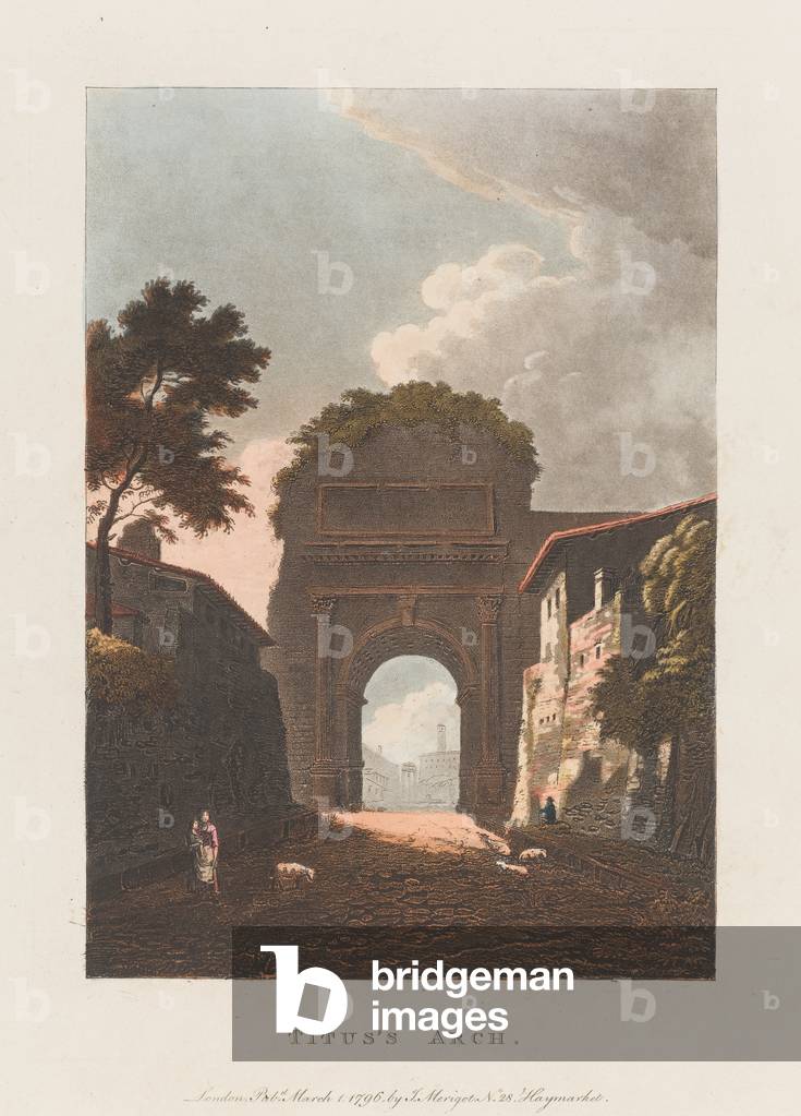 Titus' Arch, 1796 (aquatint)