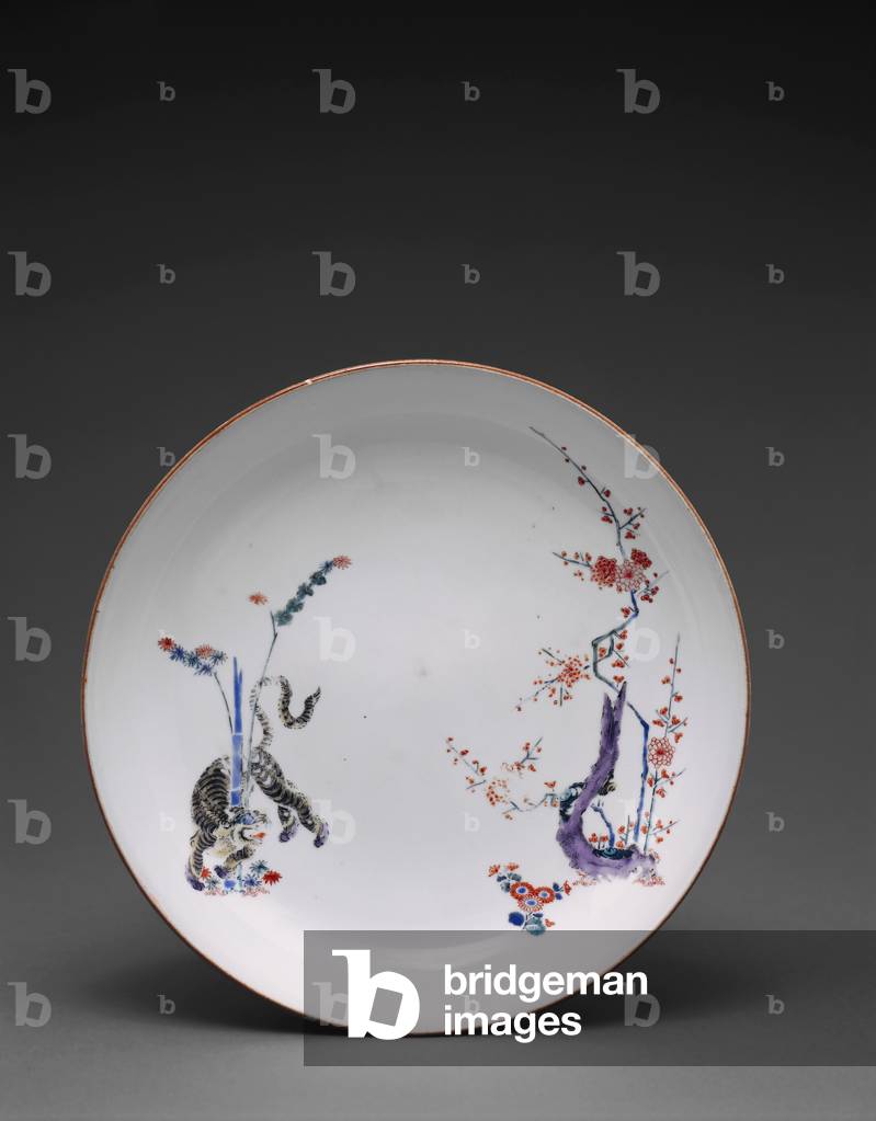 Plate, late 17th century (Hard paste porcelain)