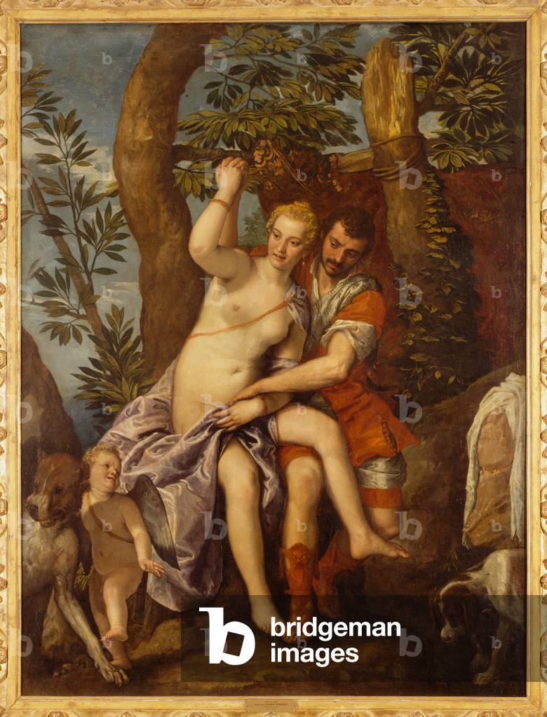 Venus and Adonis, 1570s (oil on canvas)