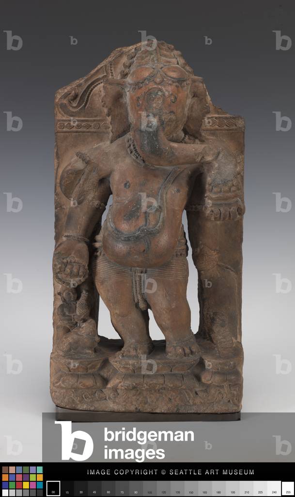 Ganesh, Remover of Obstacles and Lord of
Auspicious Beginnings, c.late 10th to early 11th century (Sandstone)