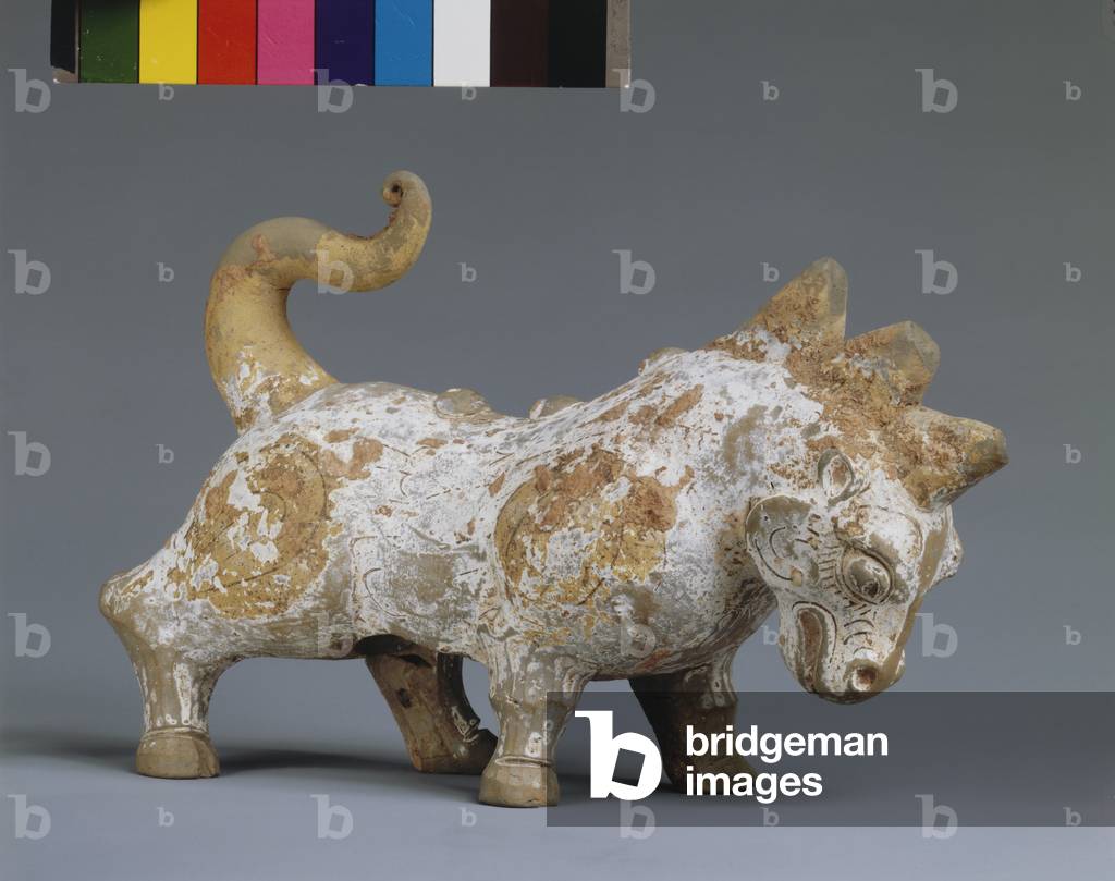 Fantastic animal, 1st - 3rd century (ceramic with white slip)