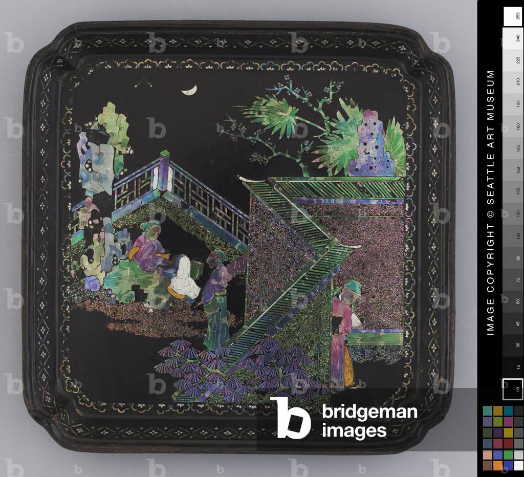 Small plate, late 18th century (Lacquer)