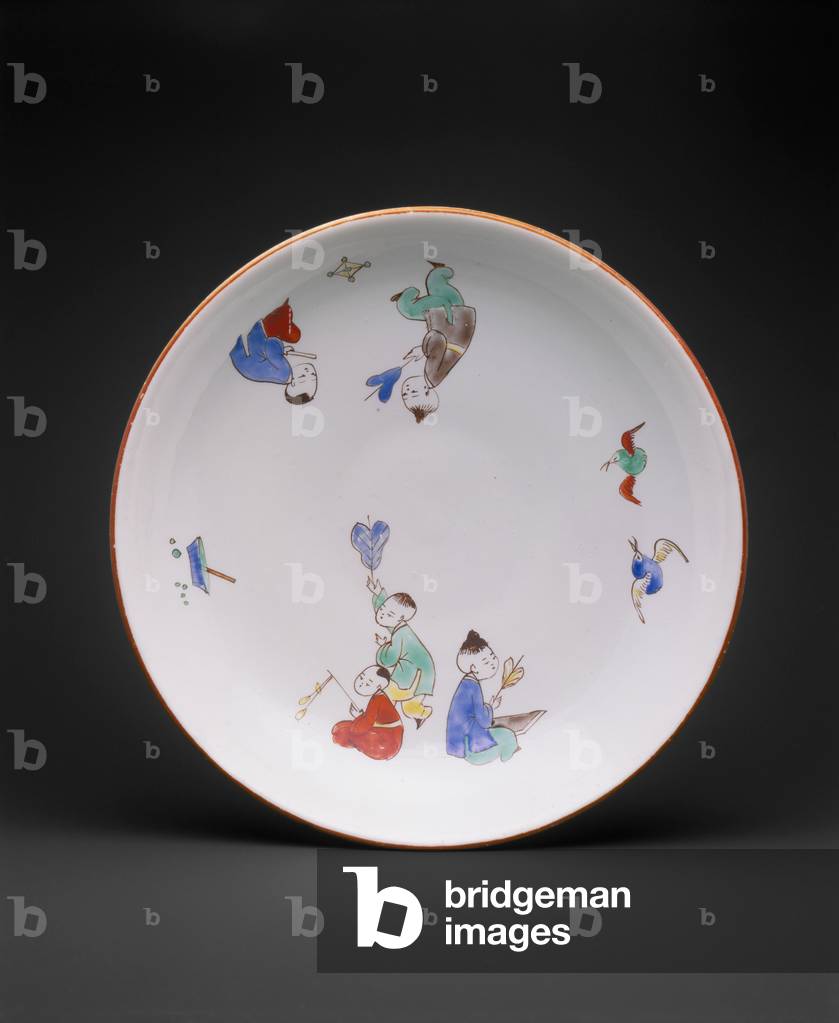 Saucer, c.1735 (Soft paste porcelain)