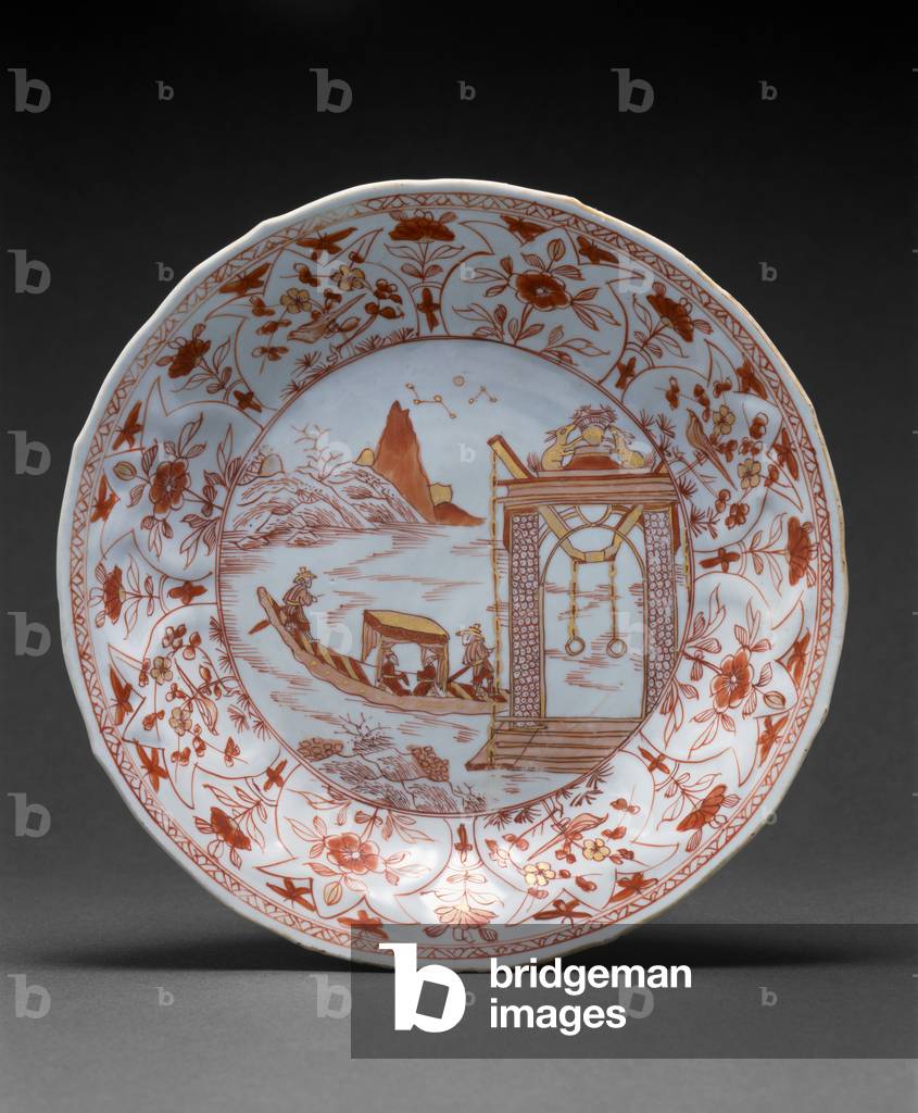 Plate, c.1700-50 (Hard paste porcelain)