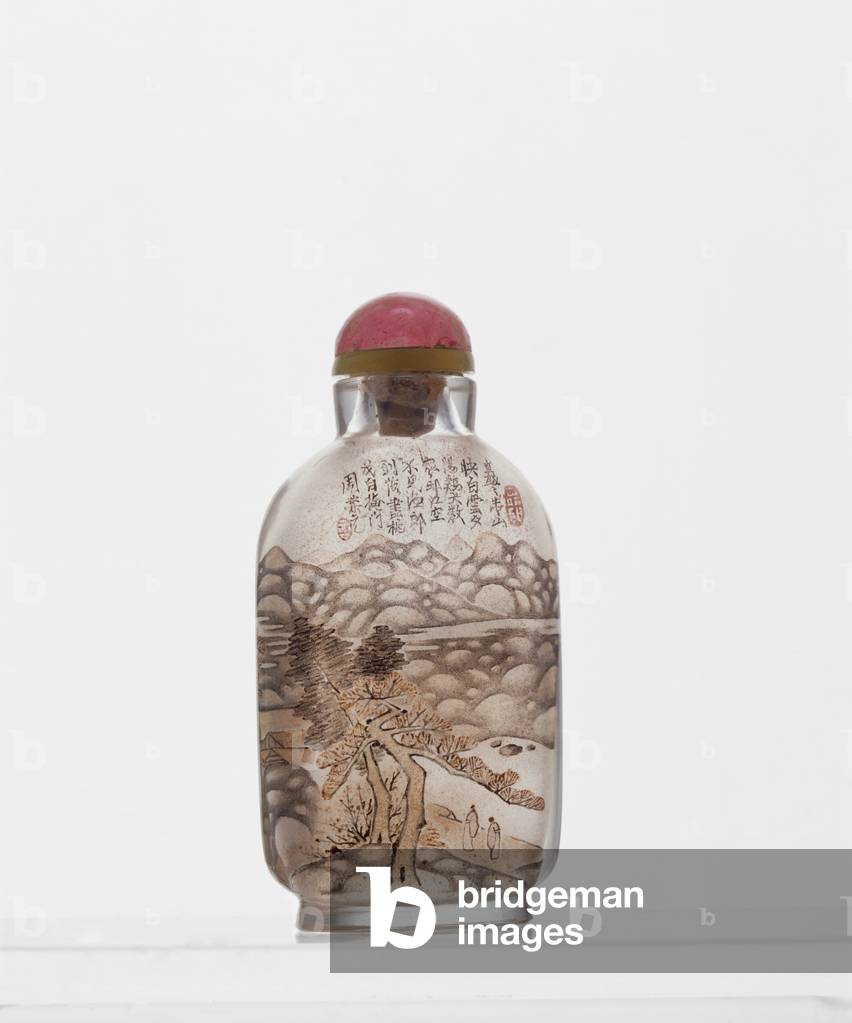 Snuff Bottle, 1892 (Rock crystal and paint)