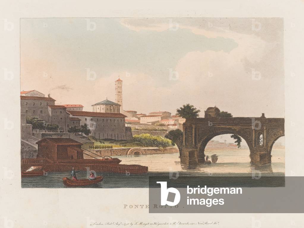 Ponte Rotto, 1796 (aquatint)