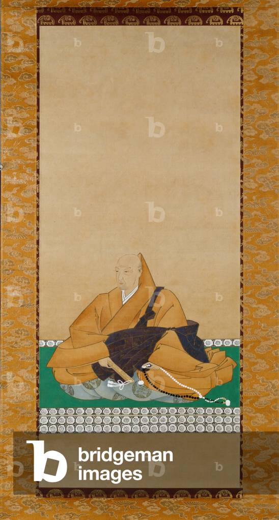 Portrait of Sakai Ho-itsu, 1829 (Hanging scroll; ink and colour on silk)