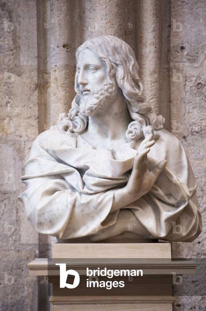 Marble bust of Christ by Bernini