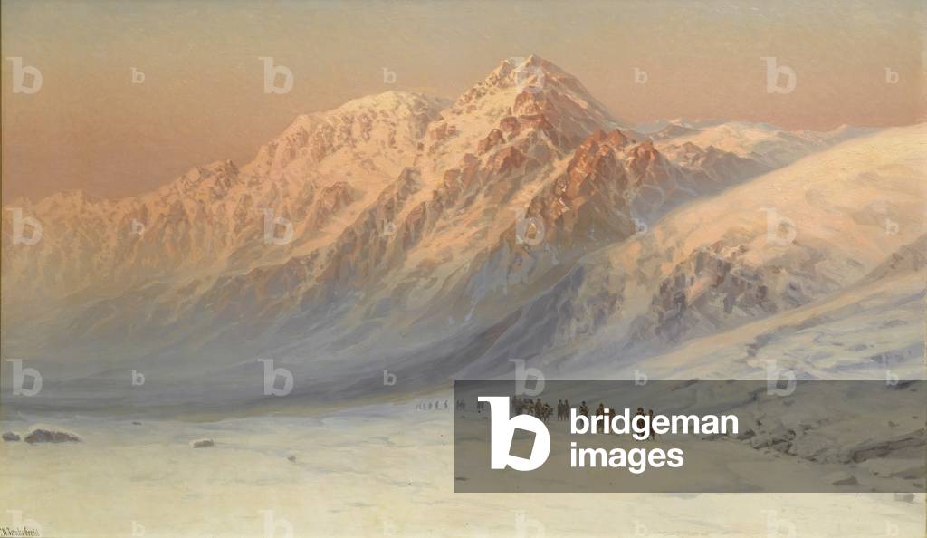 A Frosty Morning (oil on canvas)