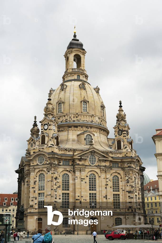 View of the Frauenkirche, Dresden, Germany (photo)