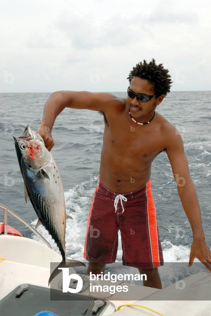 Peche a la traine aux Seychelles, 2006 (photo)