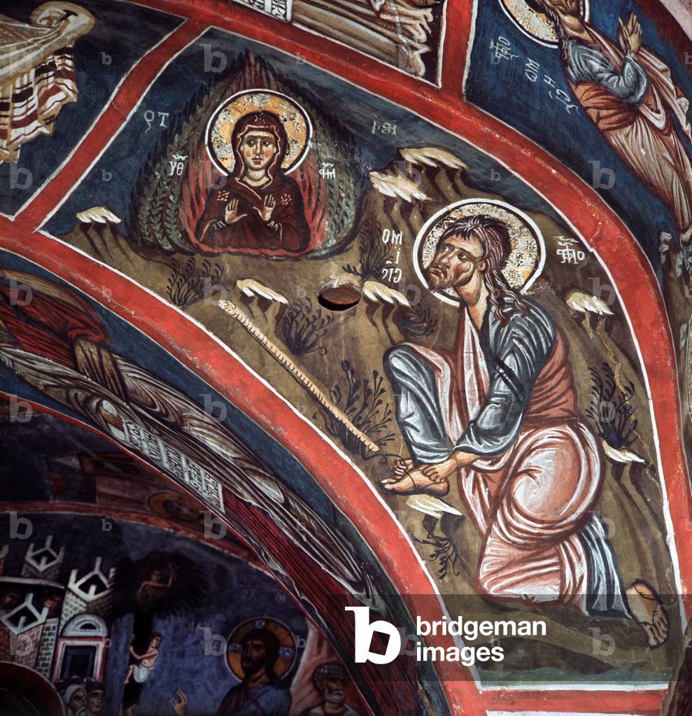 Moses and the Burning Bush (wall painting)