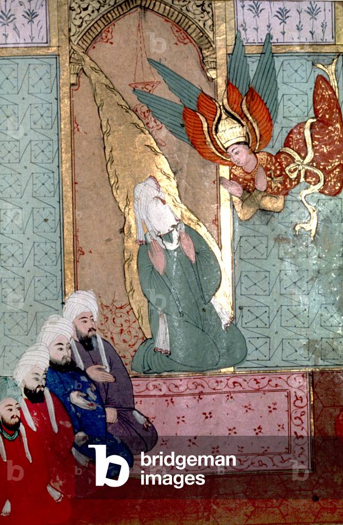 Prophet with the first muslims
