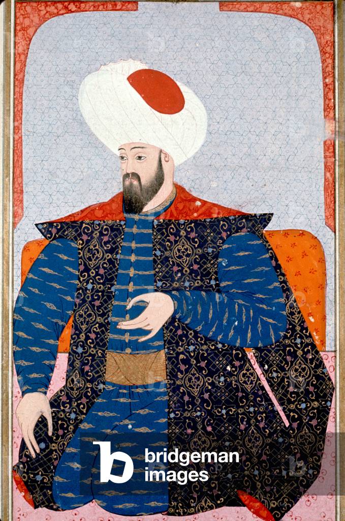 Portrait of   Osman I, founder of Ottoman Turkish state