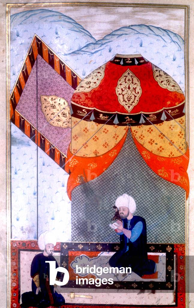 Sokullu Mehmet Pasa, Ottoman statesman, assassinated 1579, mourning the death of Suleyman