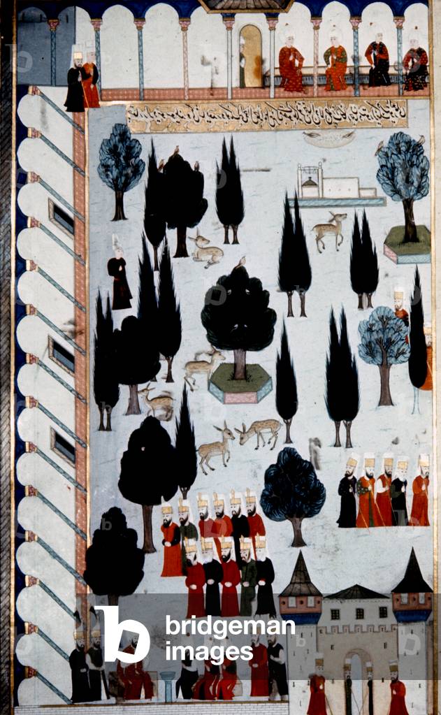 Topkapi Palace Garden (vellum)