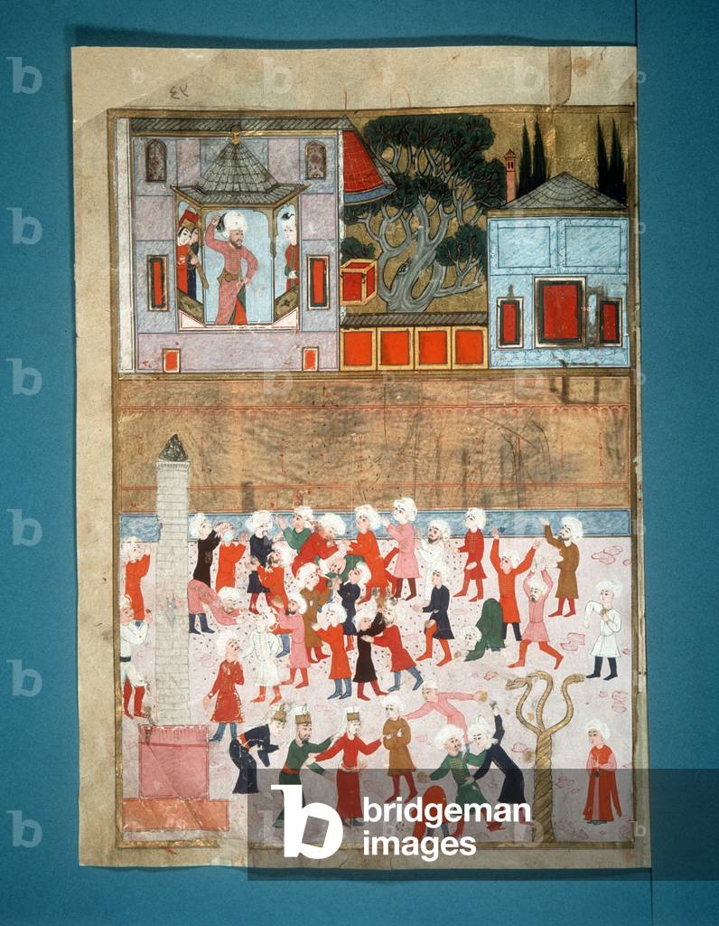 Festivities connected with 52 day circumcision  feast in 1542 for Mehmed, son of Murad III