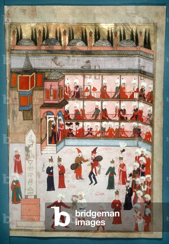 Festivities connected with 52 day circumcision feast in 1582 for Mehmed, son of Murad III