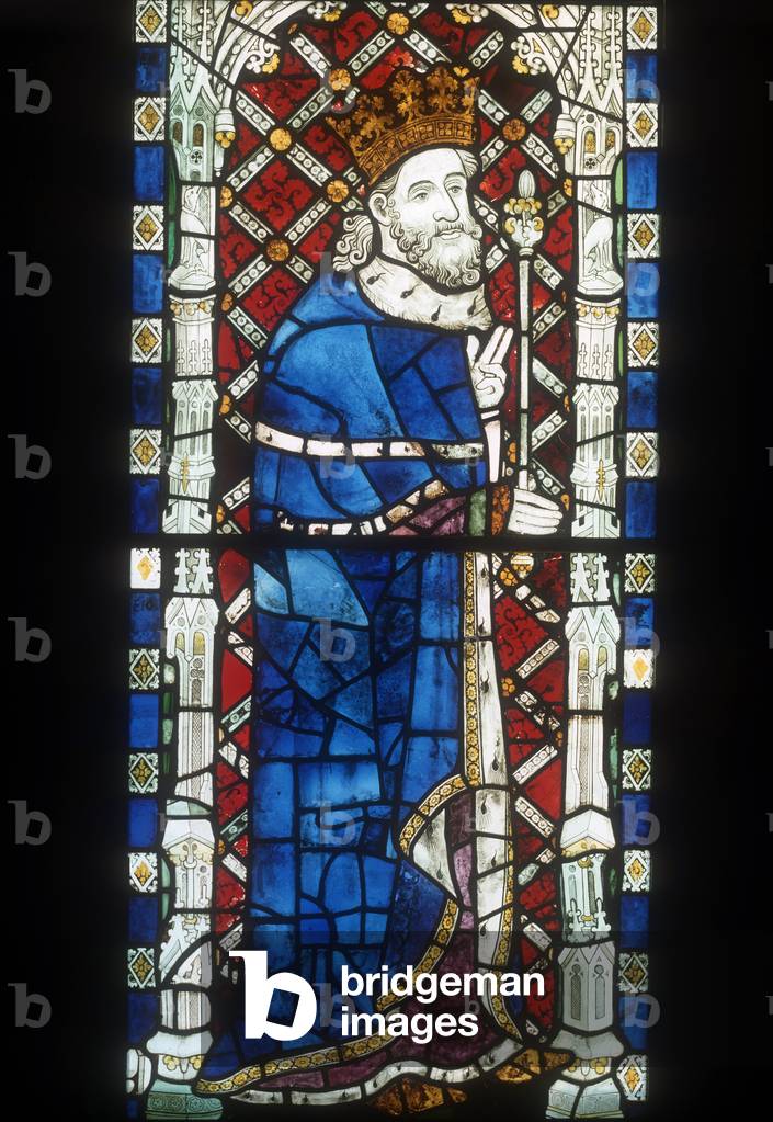 Window depicting King William II, from the Great West Window (stained glass)