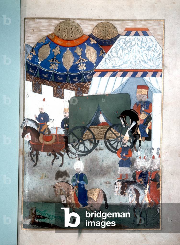Death of Suleyman,horse-drawn hearse