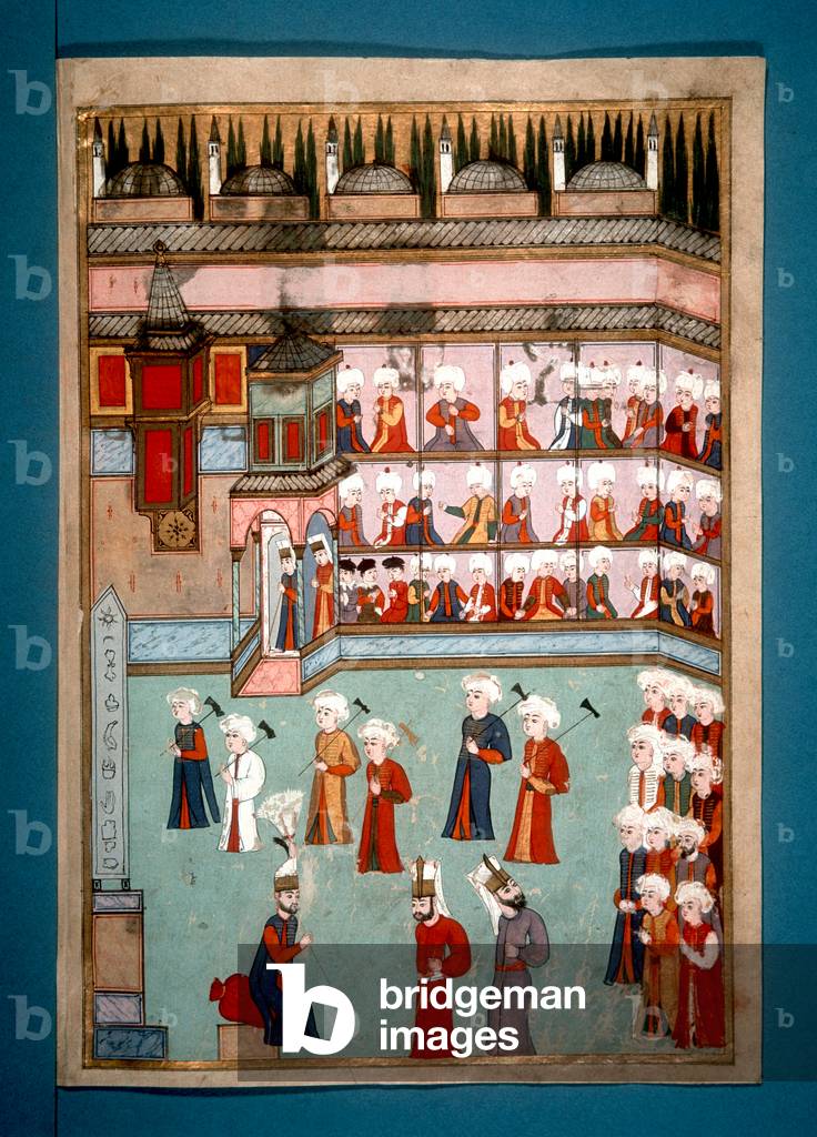 Festivities connected with 52 day circumcision feast in 1582 for Mehmed, son of Murad III