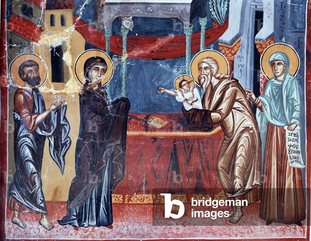 The Presentation of Jesus in the temple (wall painting)