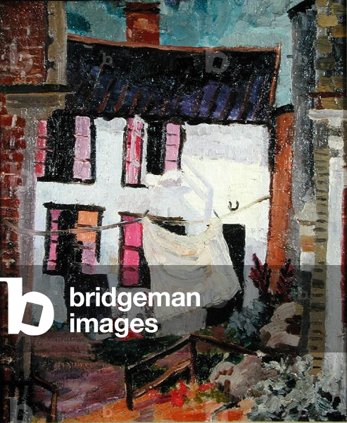 Washing on the Line, c.1939 (oil on canvas)