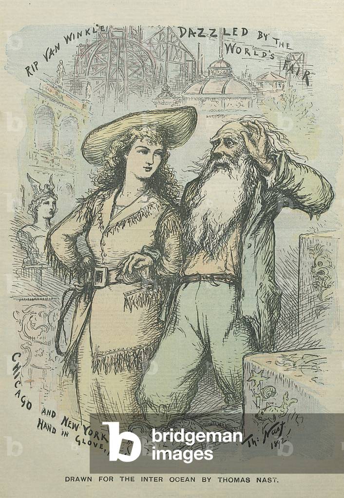 Inter-Ocean Illustrated Supplement - Rip Van Winkle Dazzled By The World's Fair