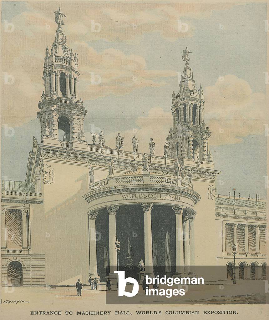 Inter-Ocean Illustrated Supplement - Entrance To Machinery Hall, World's Columbian Exposition