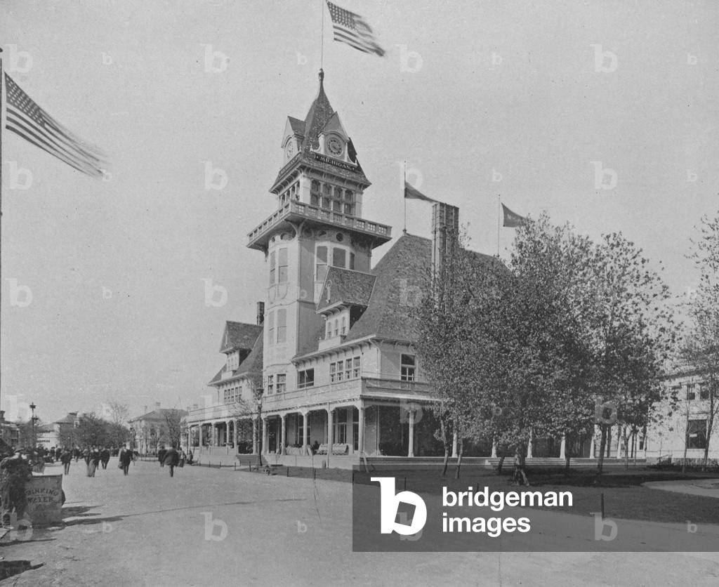 Michigan State Building At The World's Columbian Exposition