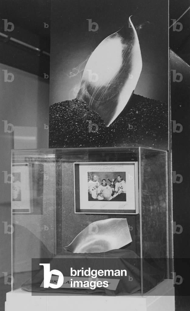 A Fragment From The US Space Station 'Skylab,' On Display